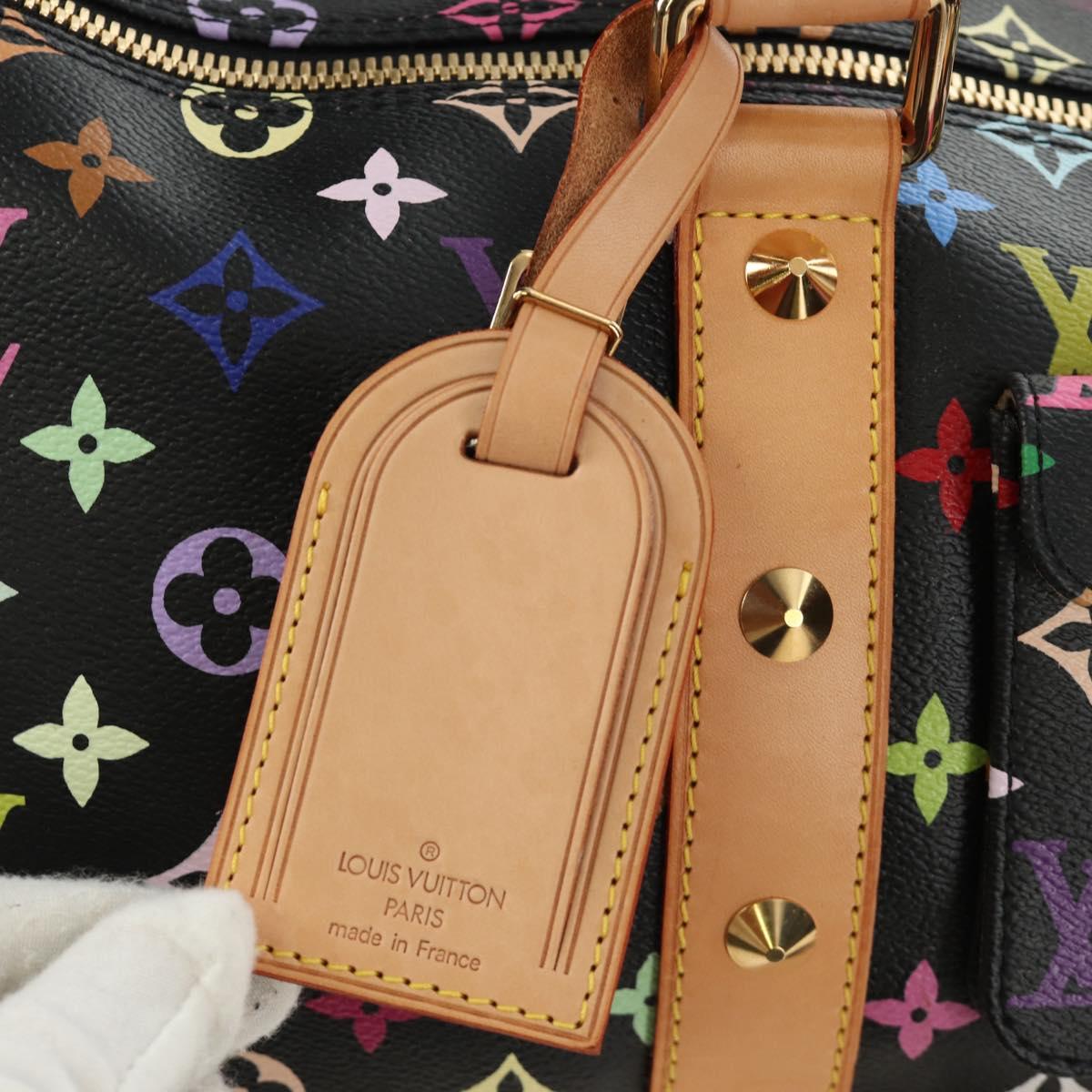 LOUIS VUITTON Multicolor Keepall 45 Boston Bag M92640 LV Auth 187965SAM