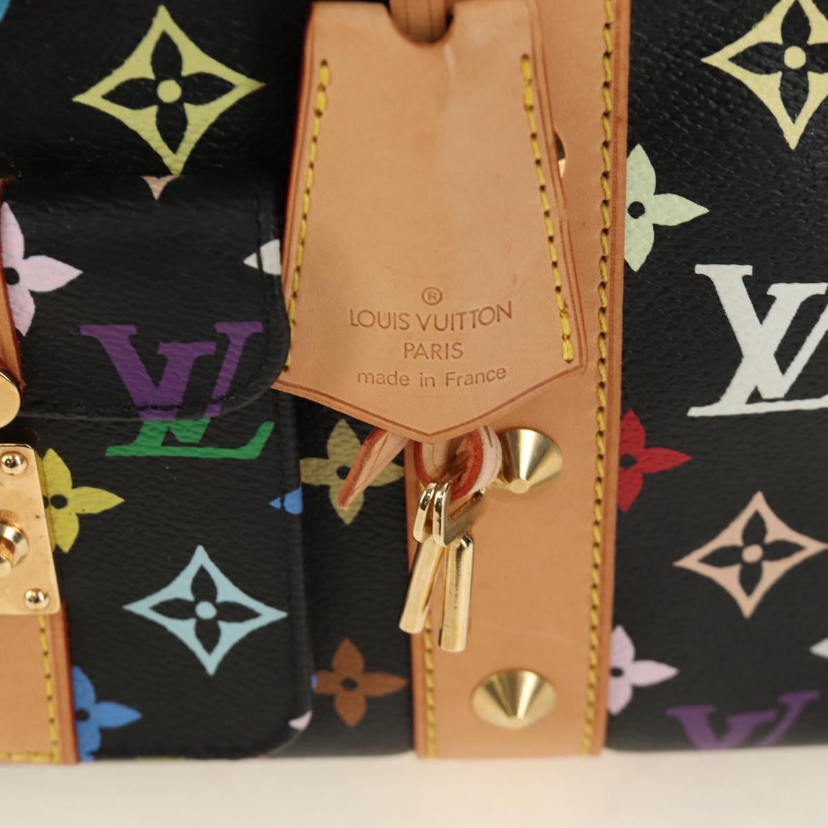 LOUIS VUITTON Multicolor Keepall 45 Boston Bag M92640 LV Auth 187965SAM