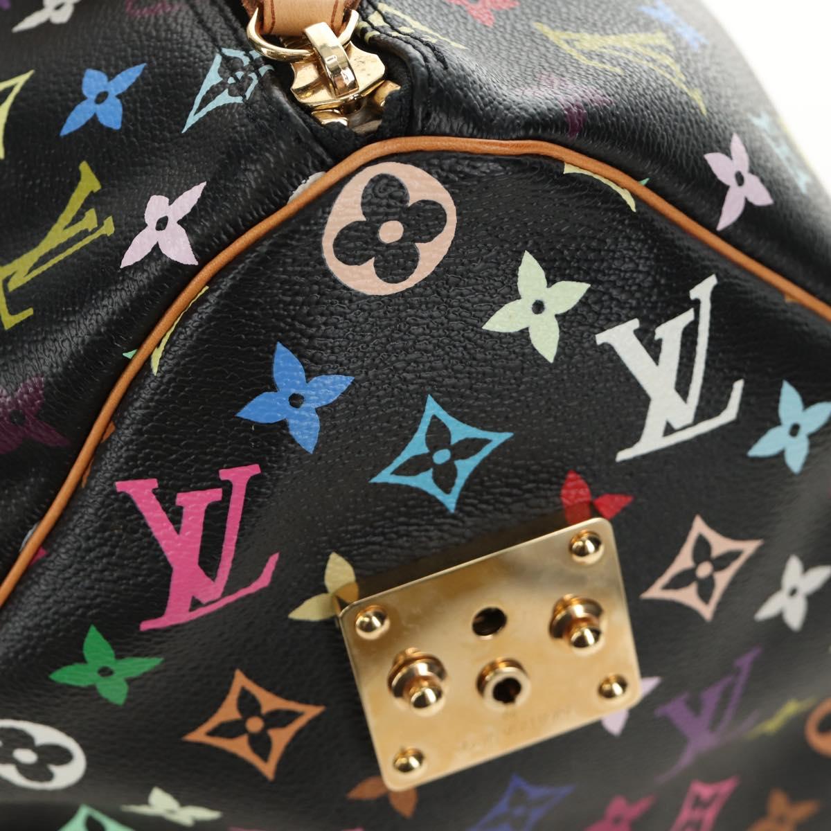 LOUIS VUITTON Multicolor Keepall 45 Boston Bag M92640 LV Auth 187965SAM