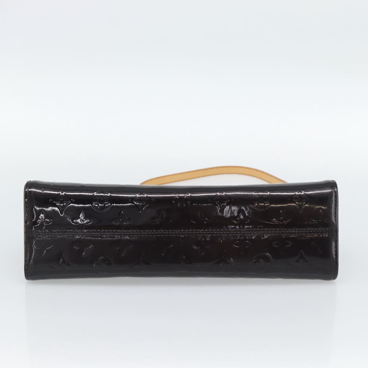 LOUIS VUITTON Vernis Roxbury Drive Hand Bag Amarante M91995 LV Auth 187998V