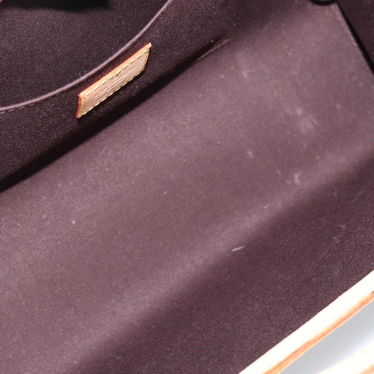 LOUIS VUITTON Vernis Roxbury Drive Hand Bag Amarante M91995 LV Auth 187998V