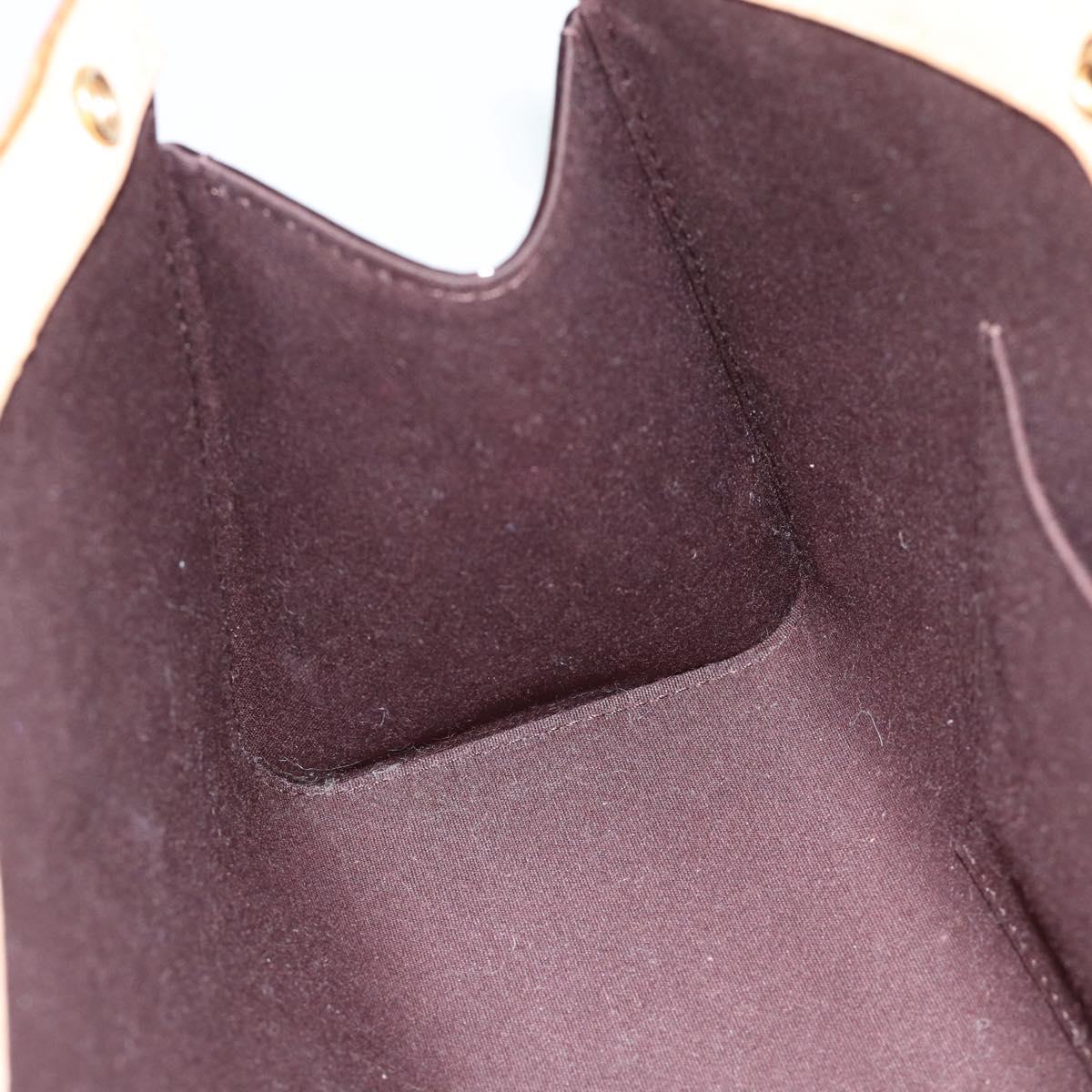 LOUIS VUITTON Vernis Roxbury Drive Hand Bag Amarante M91995 LV Auth 187998V