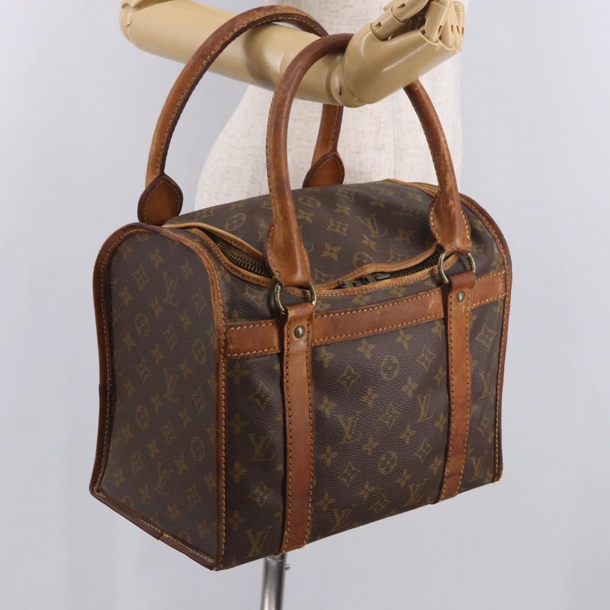 LOUIS VUITTON Monogram Sac Chasseur 30 Boston Bag LV Auth 188014