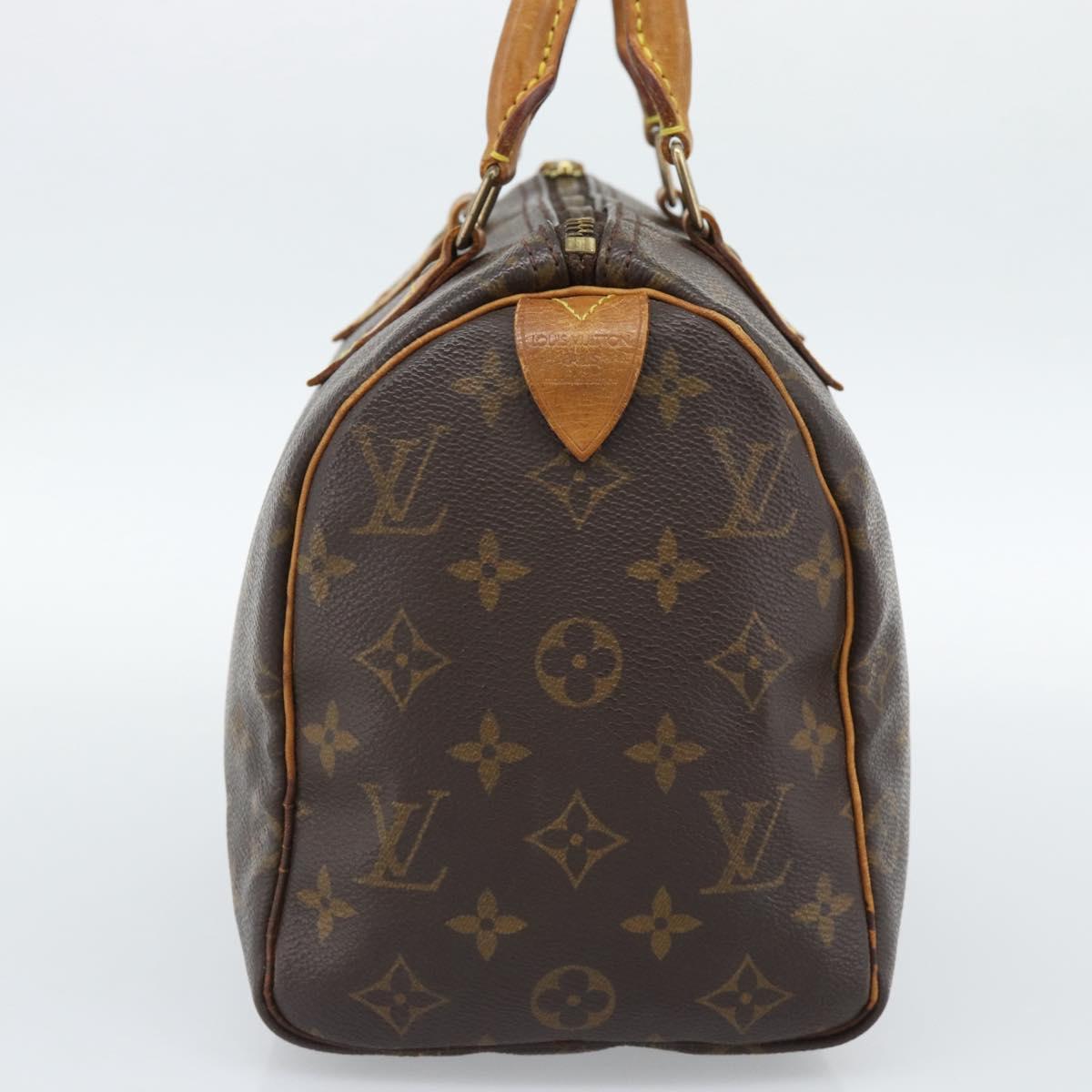 LOUIS VUITTON Monogram Speedy 25 Hand Bag M41528 LV Auth 188040A
