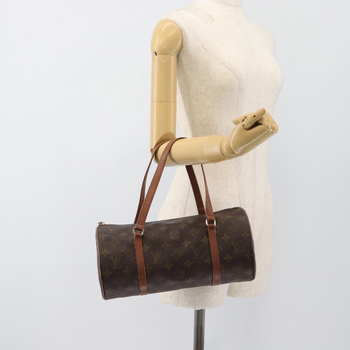 LOUIS VUITTON Monogram Papillon 30 Hand Bag Vintage M51365 LV Auth 188043