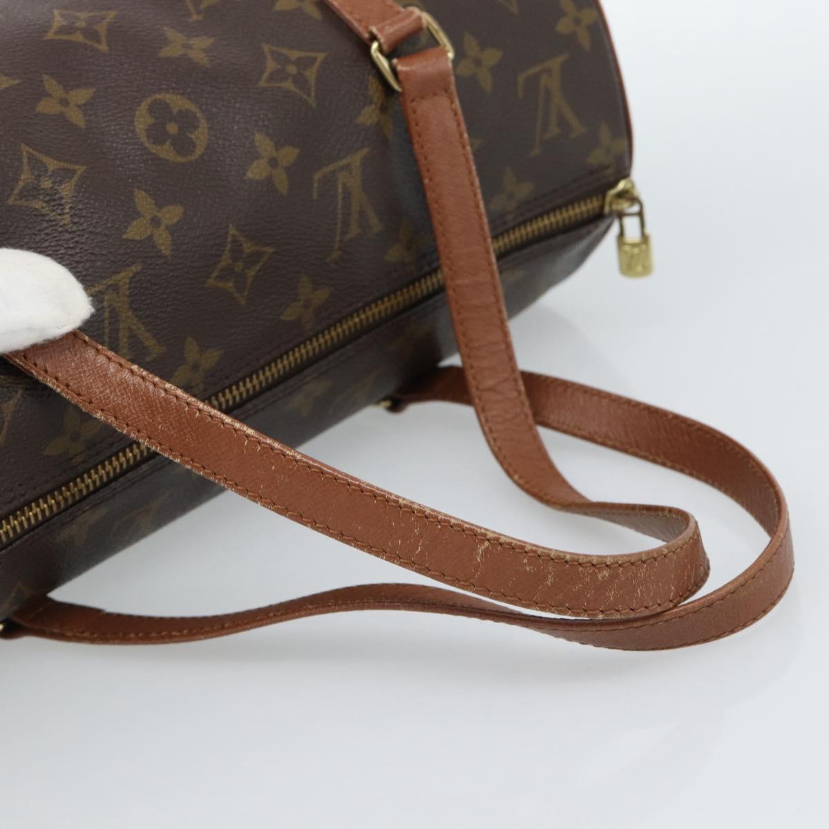 LOUIS VUITTON Monogram Papillon 30 Hand Bag Vintage M51365 LV Auth 188043