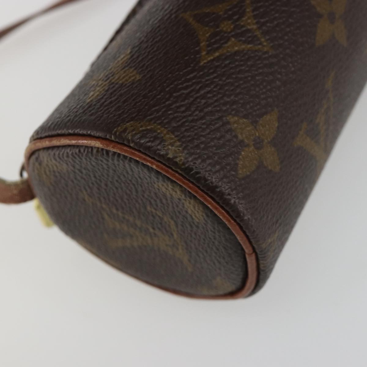 LOUIS VUITTON Monogram Papillon Pouch LV Auth 188044