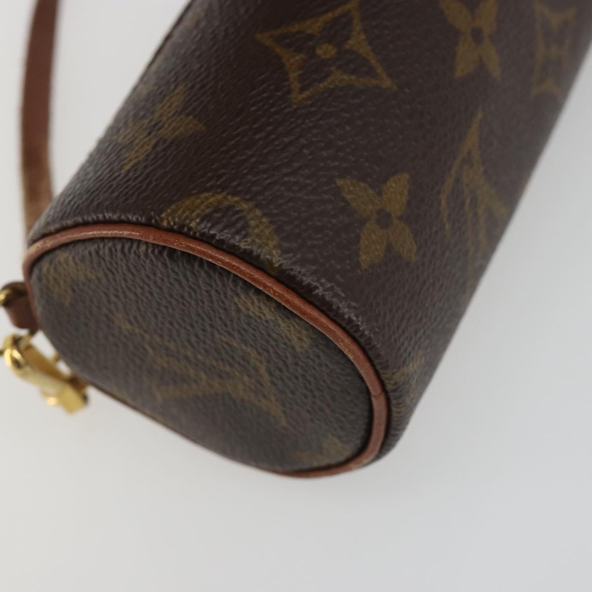 LOUIS VUITTON Monogram Papillon Pouch LV Auth 188044