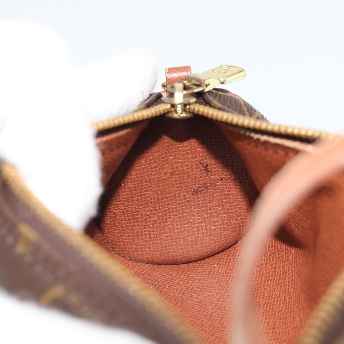 LOUIS VUITTON Monogram Papillon Pouch LV Auth 188044