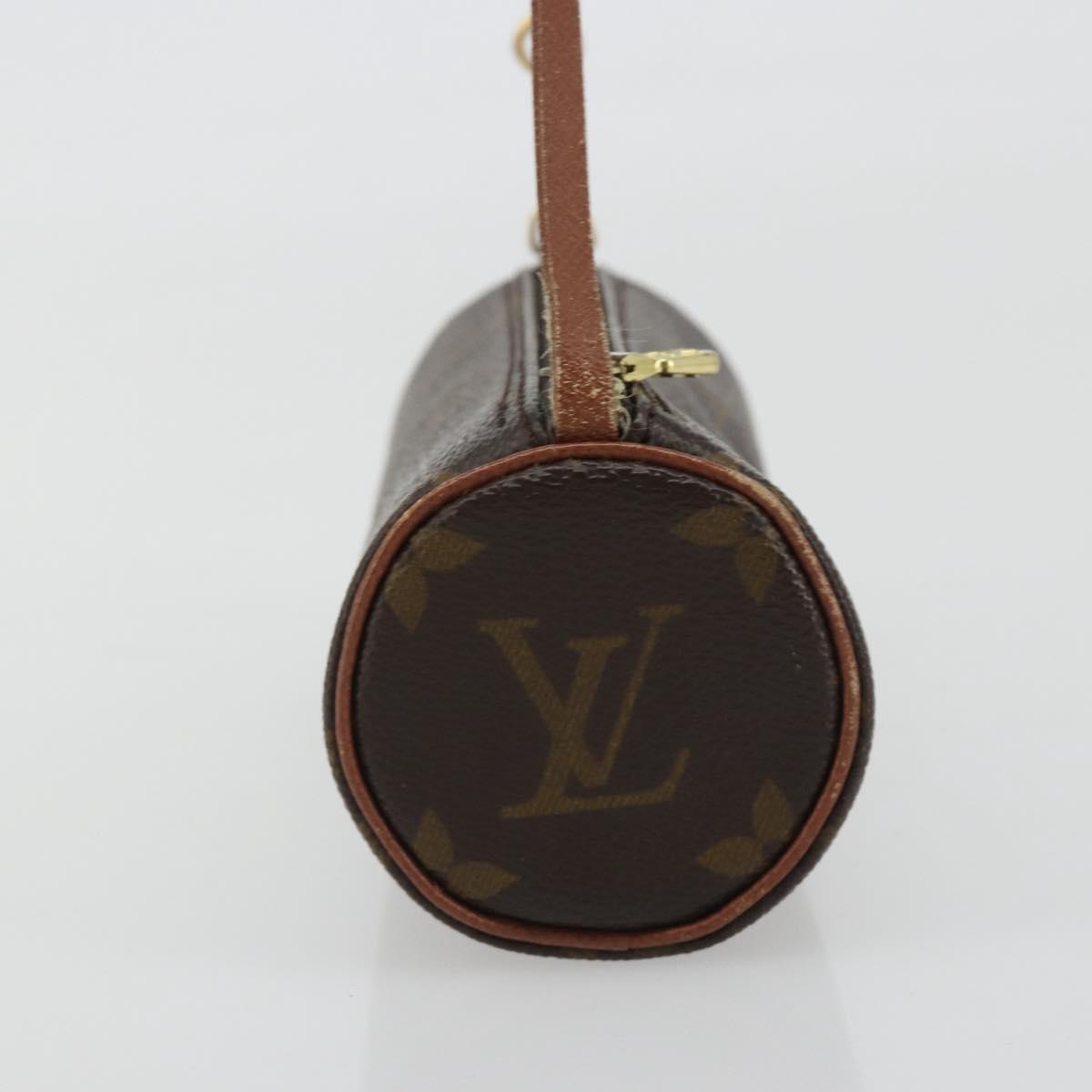 LOUIS VUITTON Monogram Papillon Pouch LV Auth 188044