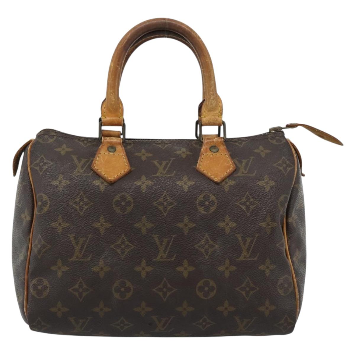 LOUIS VUITTON Monogram Speedy 25 Hand Bag M41528 LV Auth 188045A