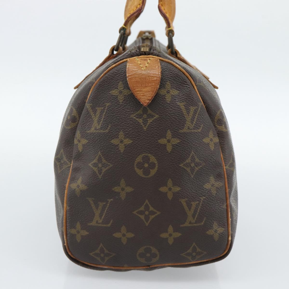 LOUIS VUITTON Monogram Speedy 25 Hand Bag M41528 LV Auth 188045A
