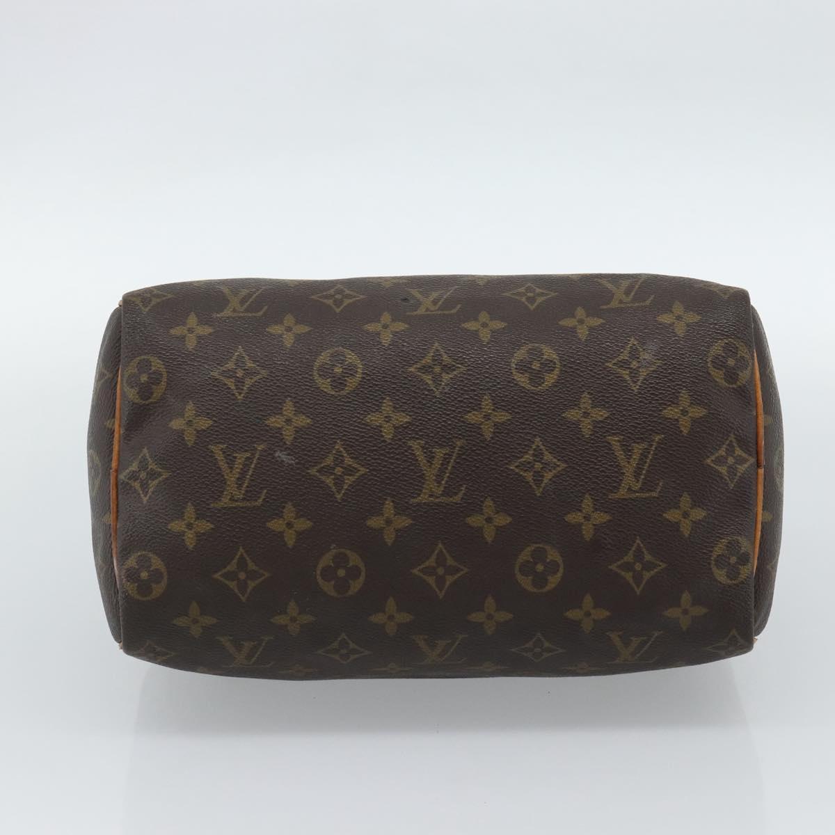 LOUIS VUITTON Monogram Speedy 25 Hand Bag M41528 LV Auth 188045A