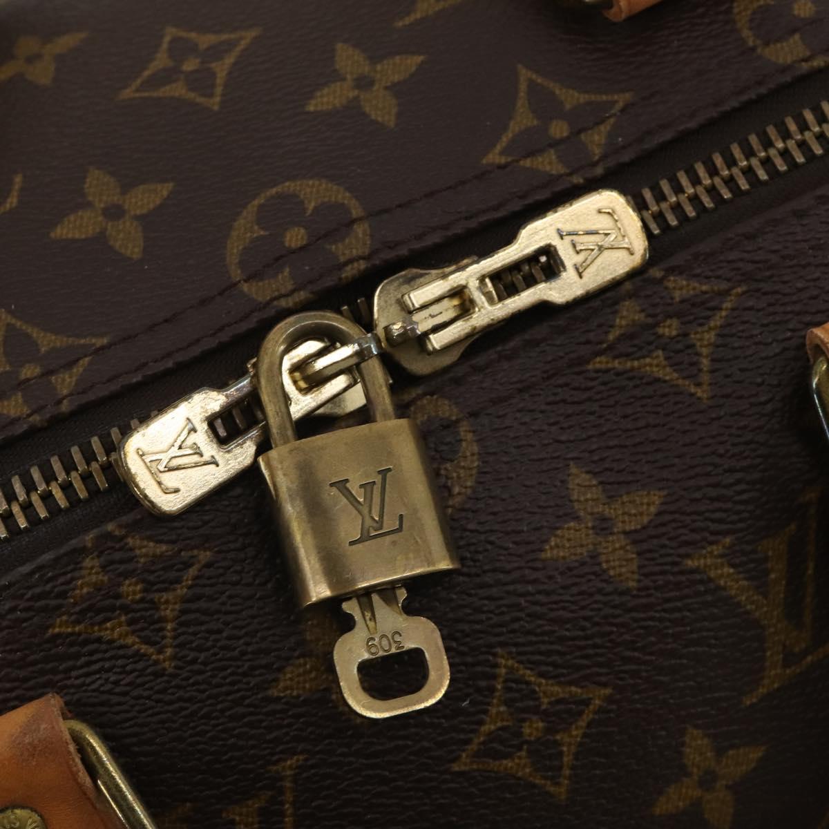 LOUIS VUITTON Monogram Keepall 50 Boston Bag M41426 LV Auth 188047SAV