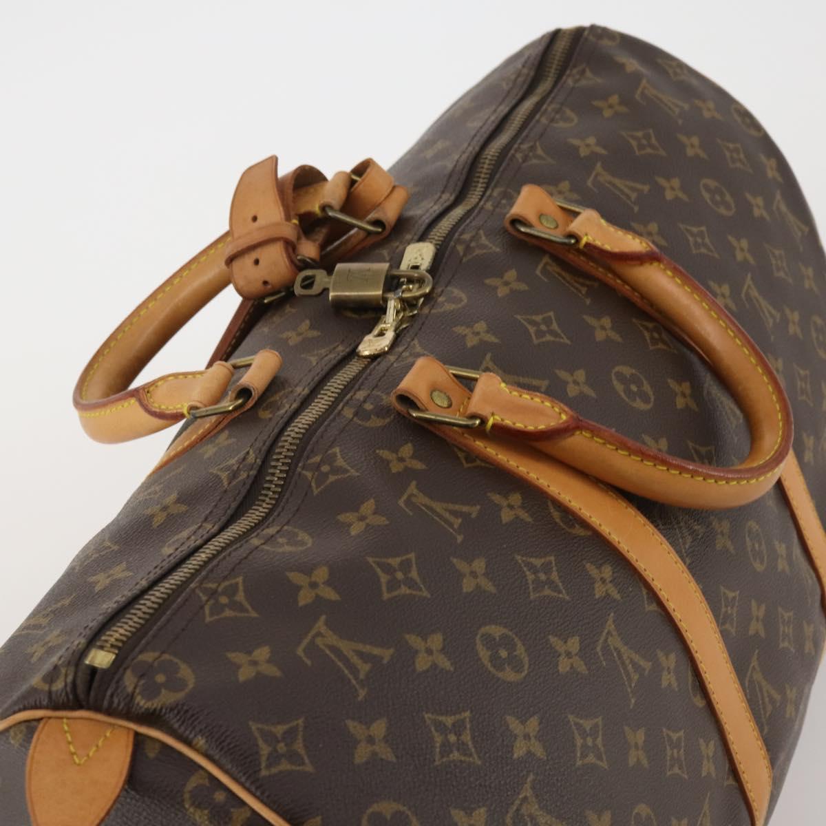 LOUIS VUITTON Monogram Keepall 50 Boston Bag M41426 LV Auth 188047SAV