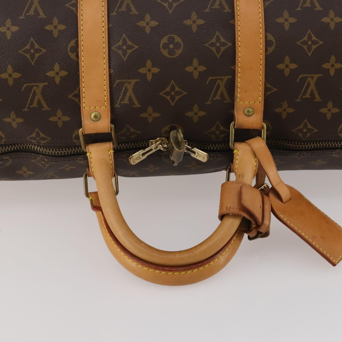 LOUIS VUITTON Monogram Keepall 50 Boston Bag M41426 LV Auth 188047SAV