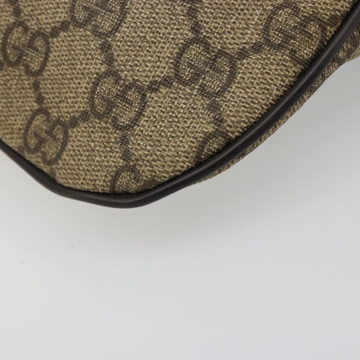 GUCCI GG Supreme Body Bag Body Bag PVC Beige 233269 Auth 188048A