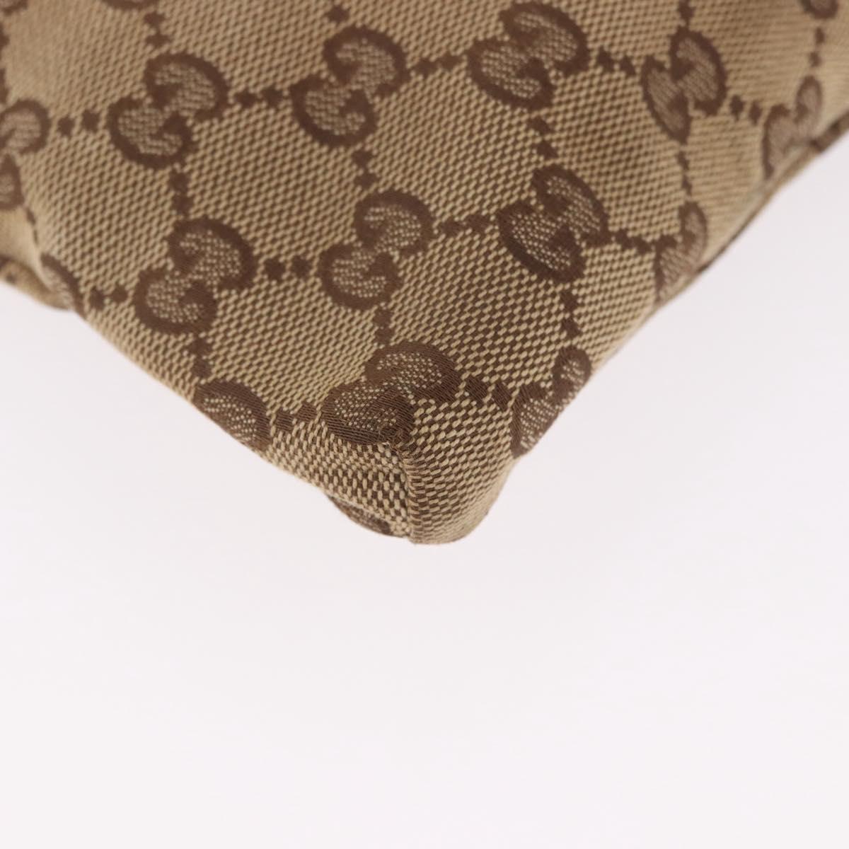 GUCCI GG Canvas Waist bag Beige 28566 Auth 188050