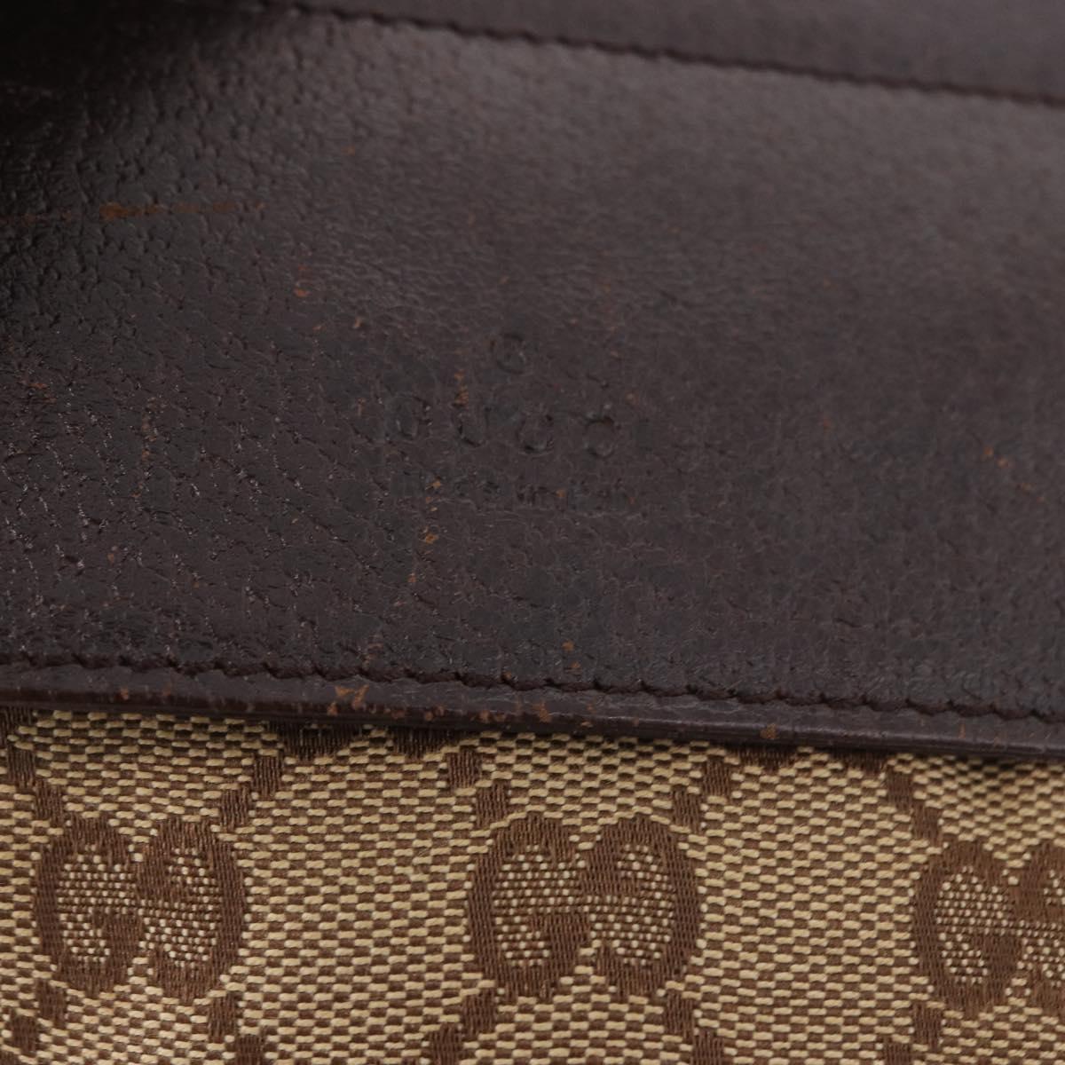 GUCCI GG Canvas Waist bag Beige 28566 Auth 188050