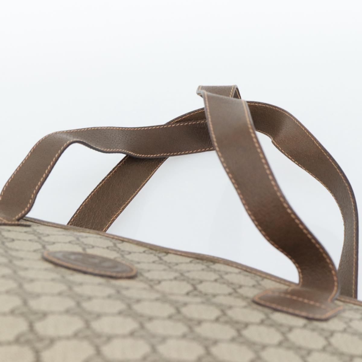 GUCCI GG Supreme Tote Bag PVC Beige Auth 188057