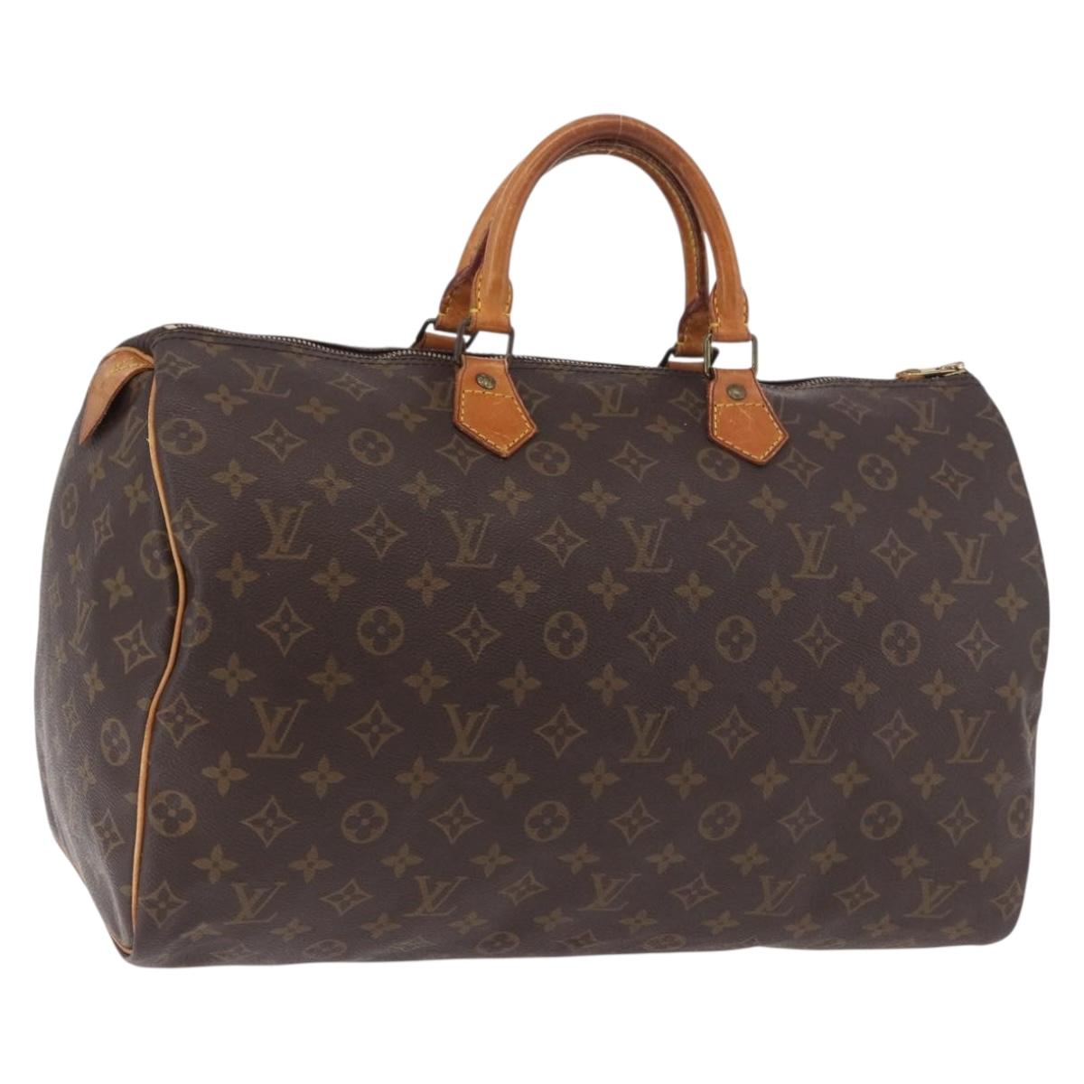 LOUIS VUITTON Monogram Speedy 40 Hand Bag M41522 LV Auth 188058