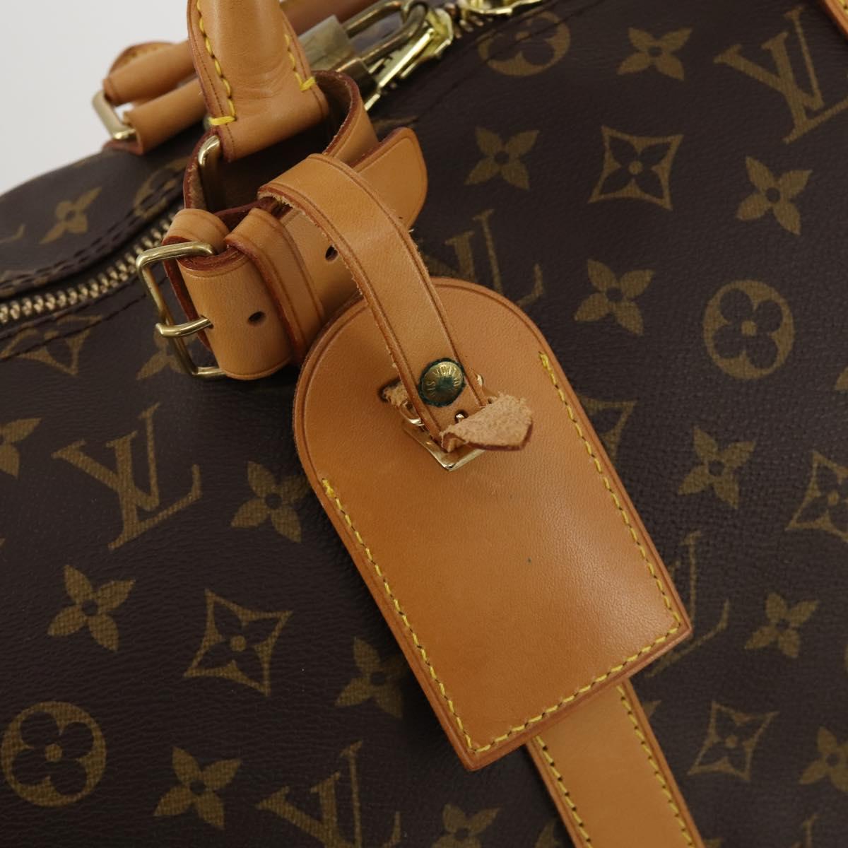 LOUIS VUITTON Monogram Keepall Bandouliere 50 Boston Bag M41416 Auth 188072SAV