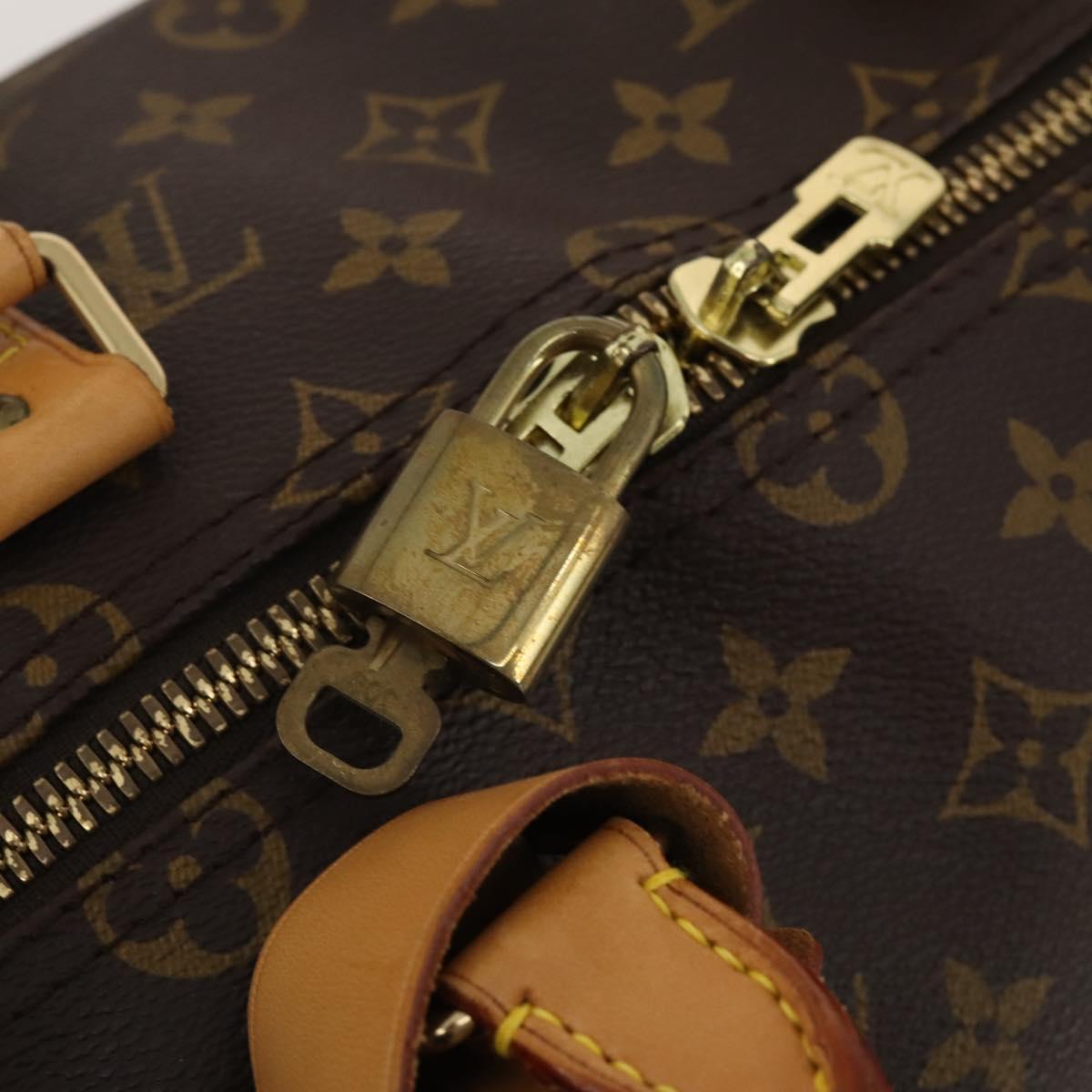 LOUIS VUITTON Monogram Keepall Bandouliere 50 Boston Bag M41416 Auth 188072SAV