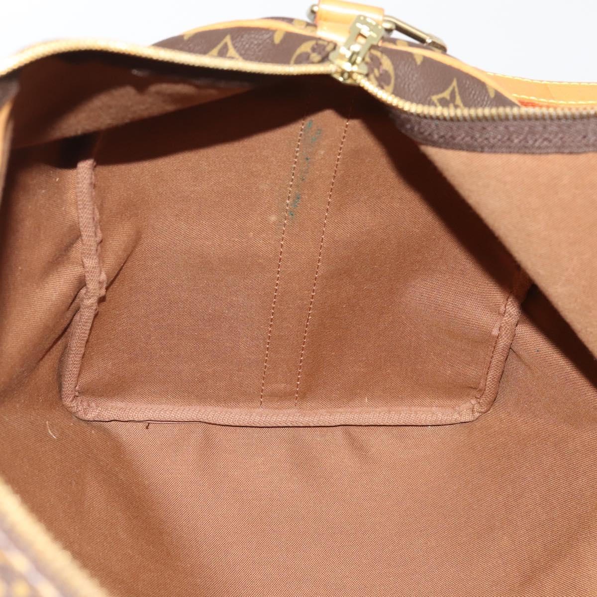 LOUIS VUITTON Monogram Keepall Bandouliere 50 Boston Bag M41416 Auth 188072SAV