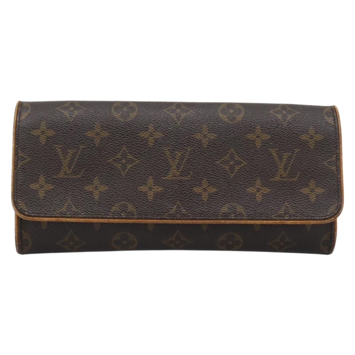 LOUIS VUITTON Monogram Pochette Twin GM Shoulder Bag M51852 LV Auth 188073