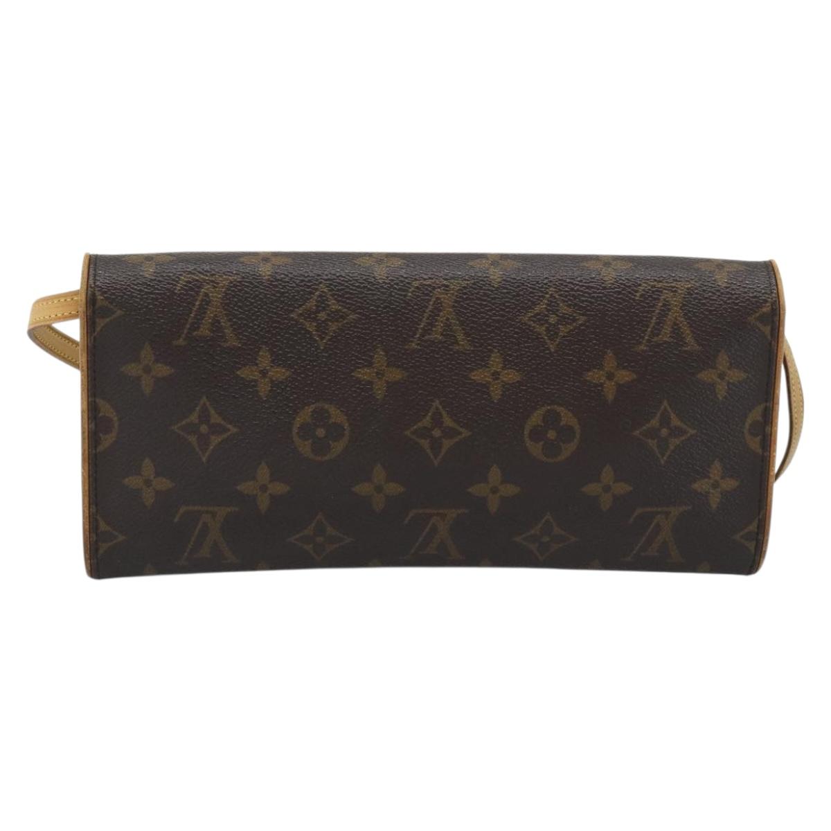 LOUIS VUITTON Monogram Pochette Twin GM Shoulder Bag M51852 LV Auth 188073