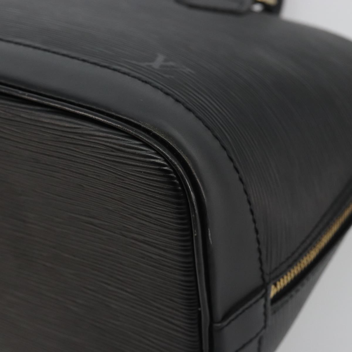 LOUIS VUITTON Epi Alma Hand Bag Noir Black M52142 LV Auth 188076V