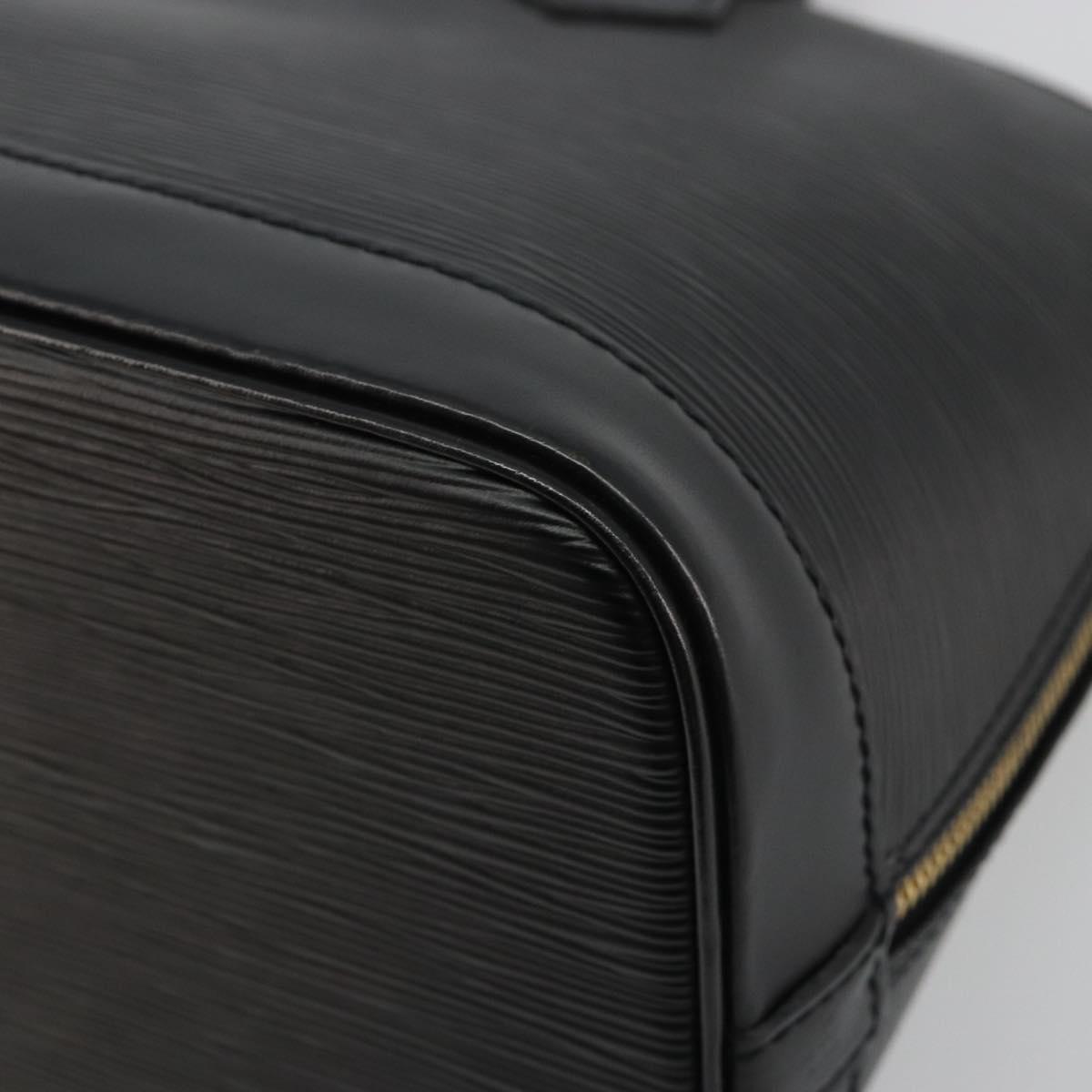 LOUIS VUITTON Epi Alma Hand Bag Noir Black M52142 LV Auth 188076V