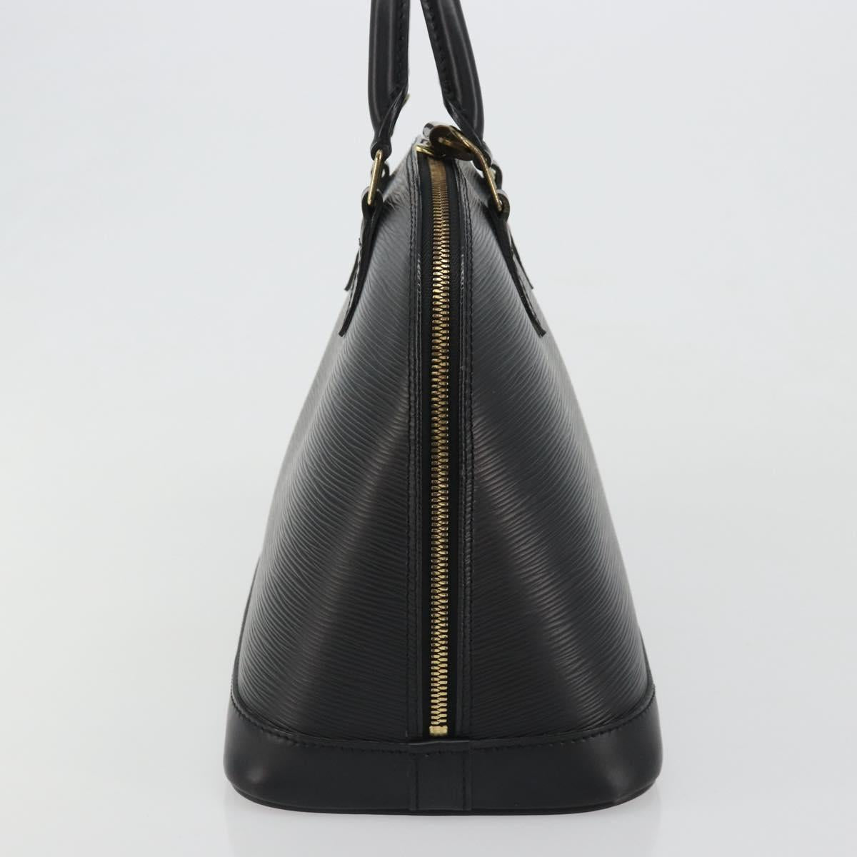 LOUIS VUITTON Epi Alma Hand Bag Noir Black M52142 LV Auth 188076V