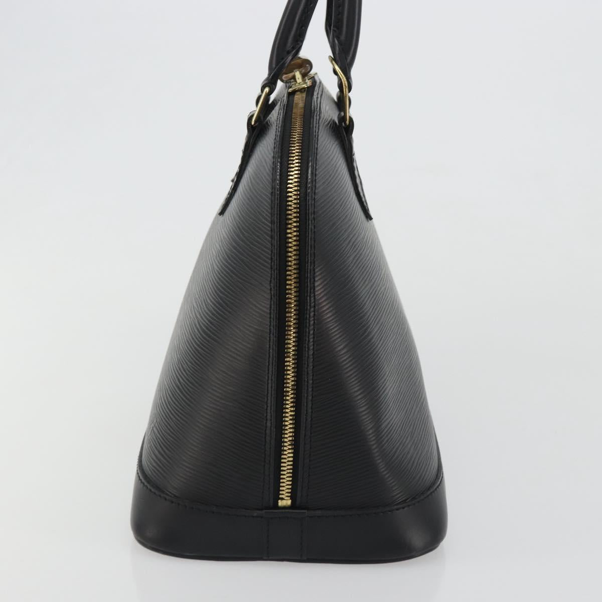 LOUIS VUITTON Epi Alma Hand Bag Noir Black M52142 LV Auth 188076V