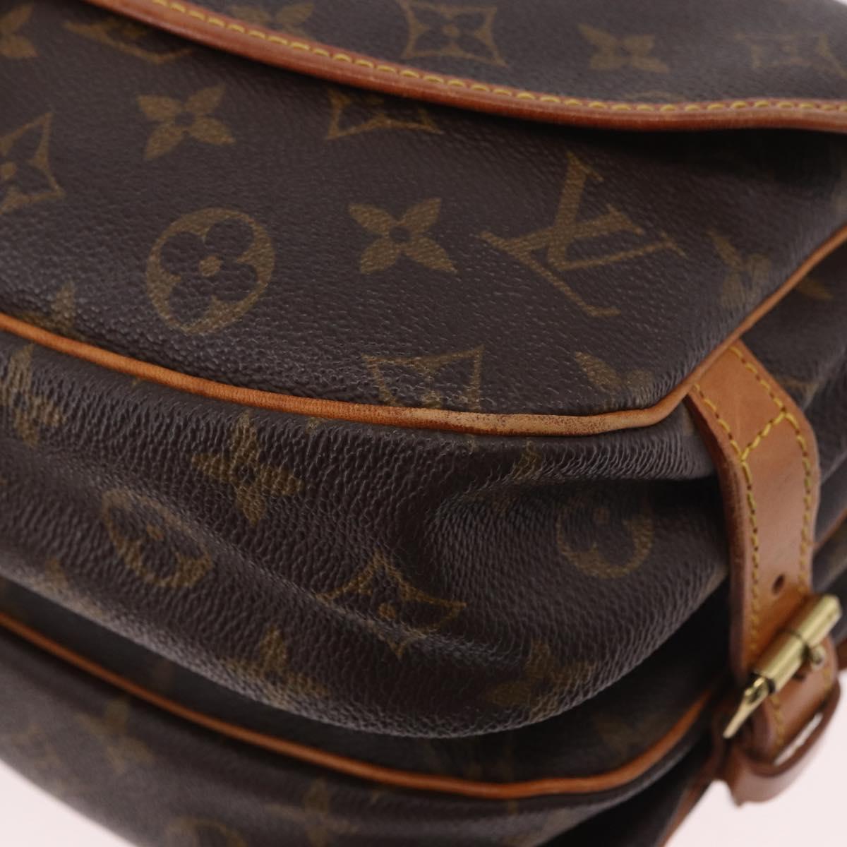LOUIS VUITTON Monogram Saumur 30 Shoulder Bag M42256 LV Auth 188083A