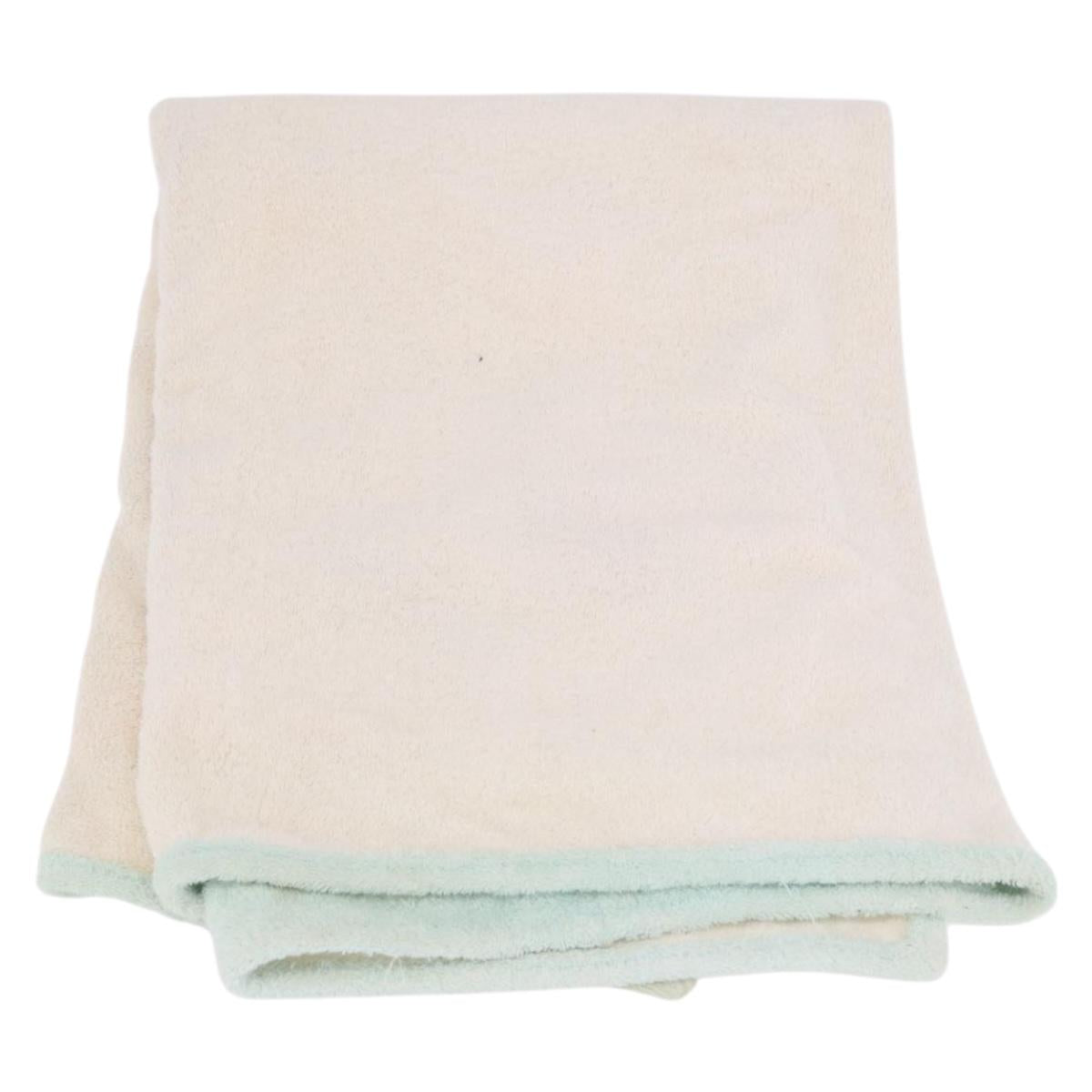 CHANEL Beach Towel Cotton Multicolor CC Auth 188084