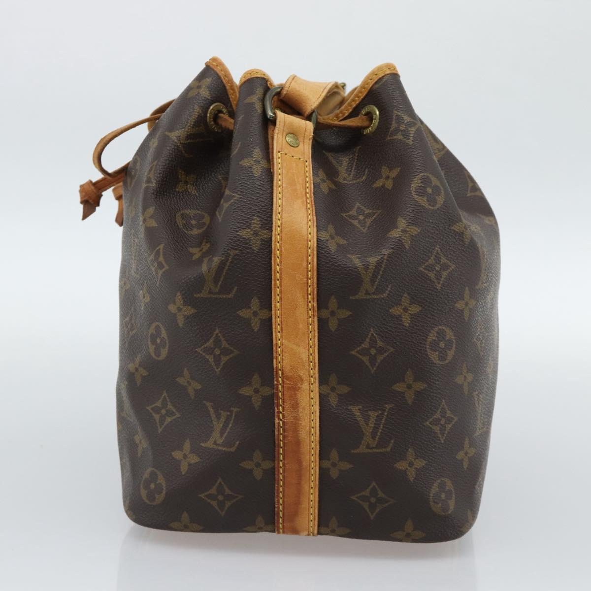 LOUIS VUITTON Monogram Petit Noe Shoulder Bag M42226 LV Auth 188092