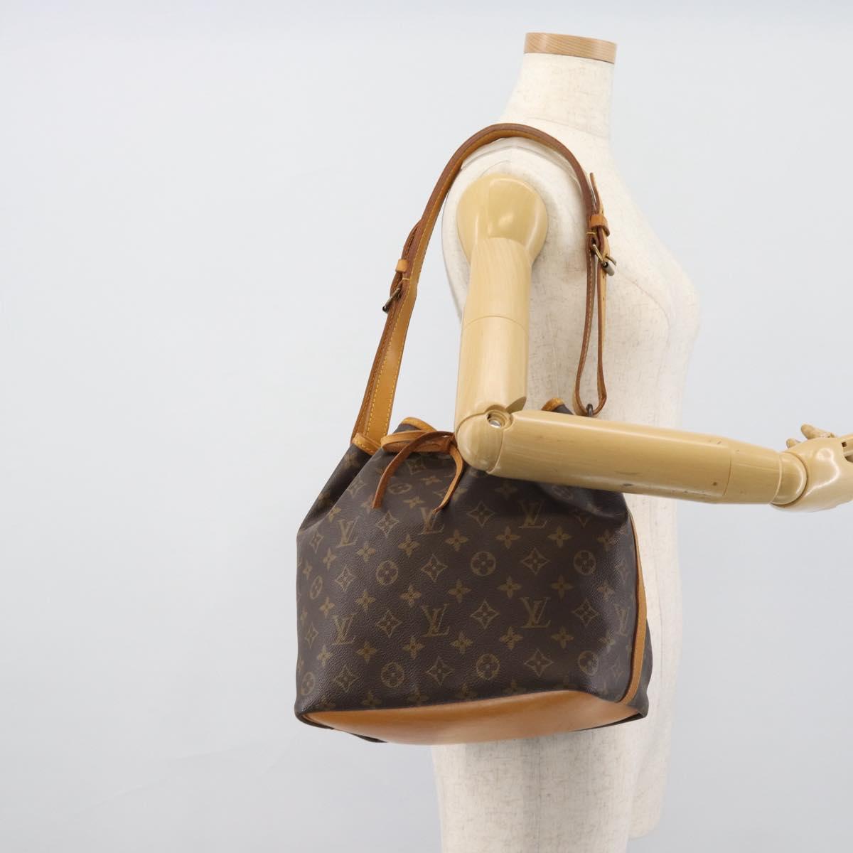 LOUIS VUITTON Monogram Petit Noe Shoulder Bag M42226 LV Auth 188093V