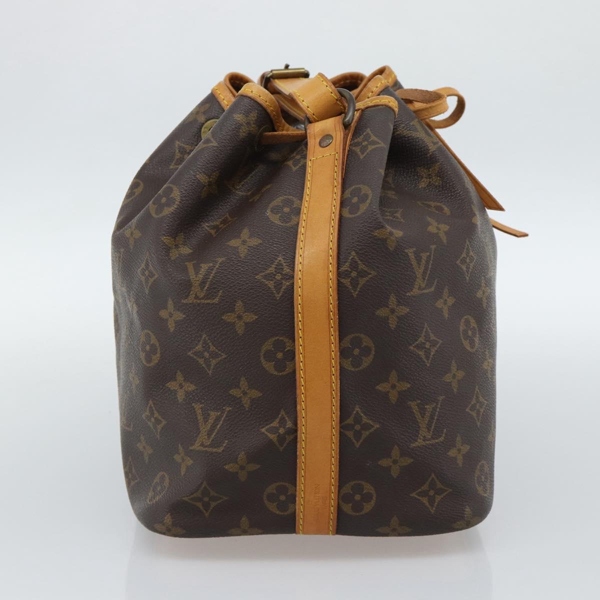LOUIS VUITTON Monogram Petit Noe Shoulder Bag M42226 LV Auth 188093V