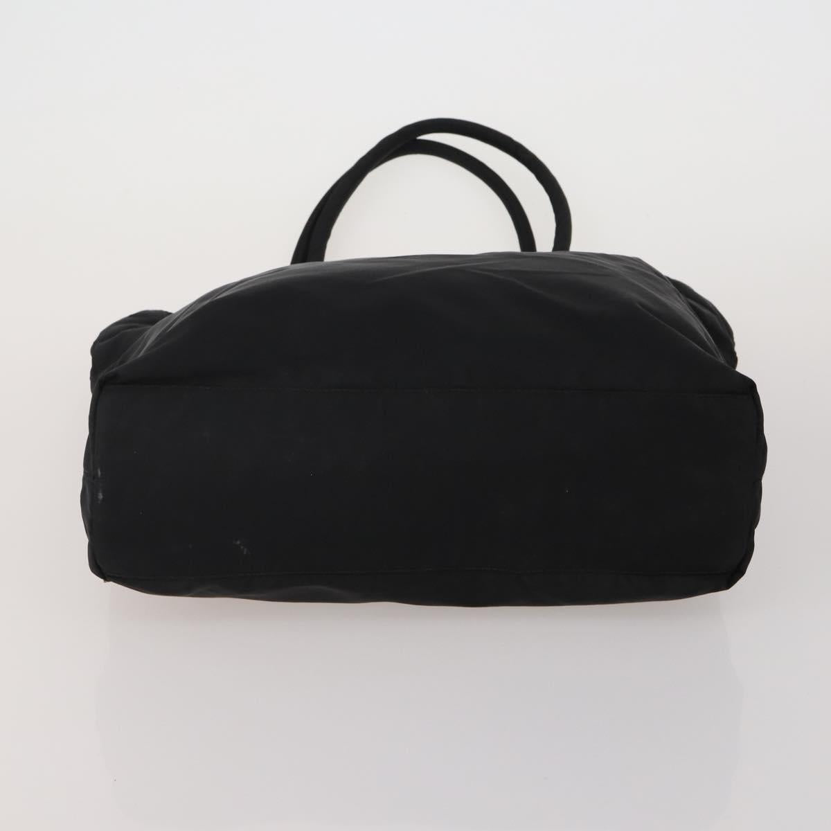 PRADA PRADA Hand Bag Nylon 5 Set Black Orange Auth 188109