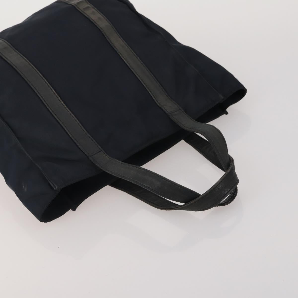 PRADA PRADA Hand Bag Nylon 5 Set Black Orange Auth 188109