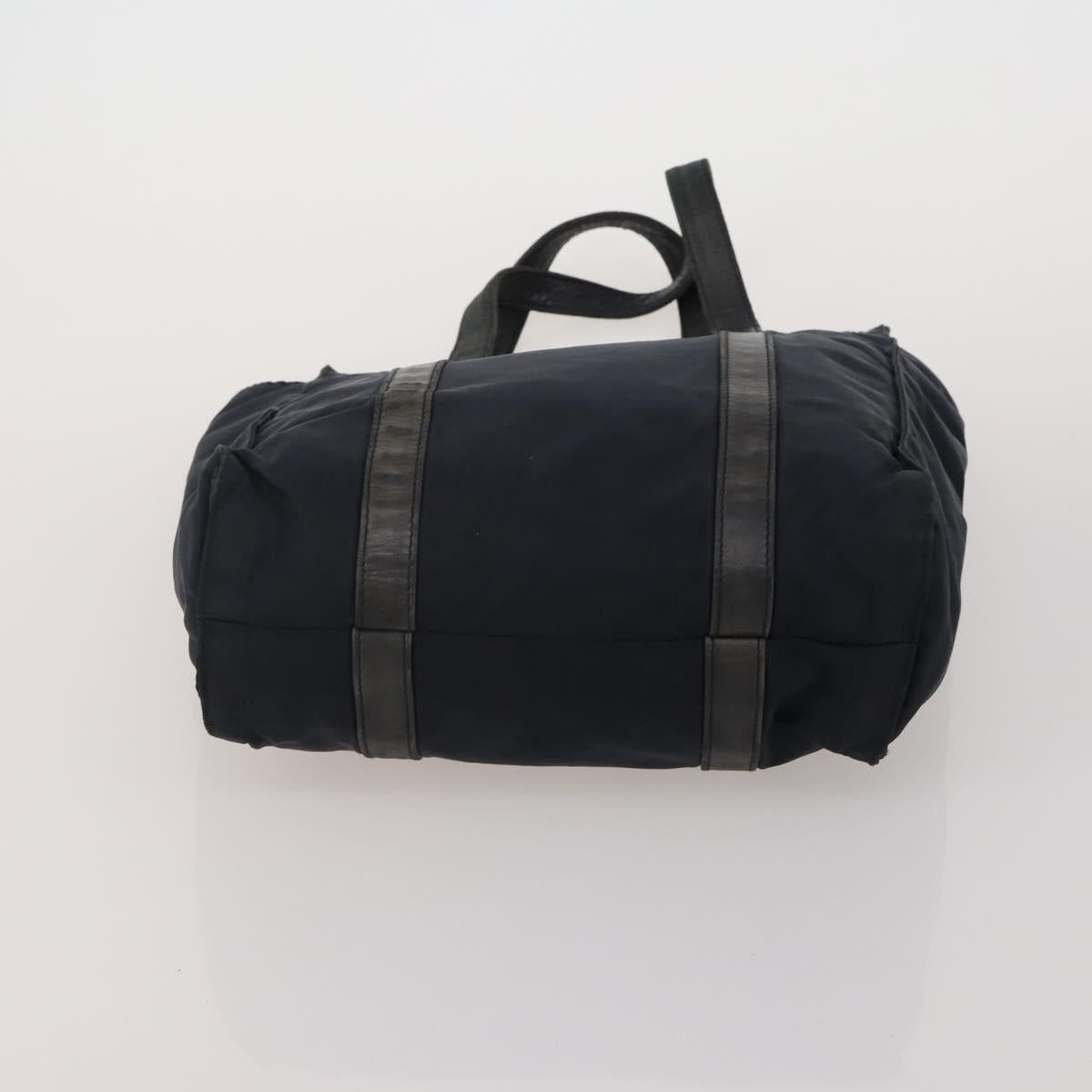 PRADA PRADA Hand Bag Nylon 5 Set Black Orange Auth 188109