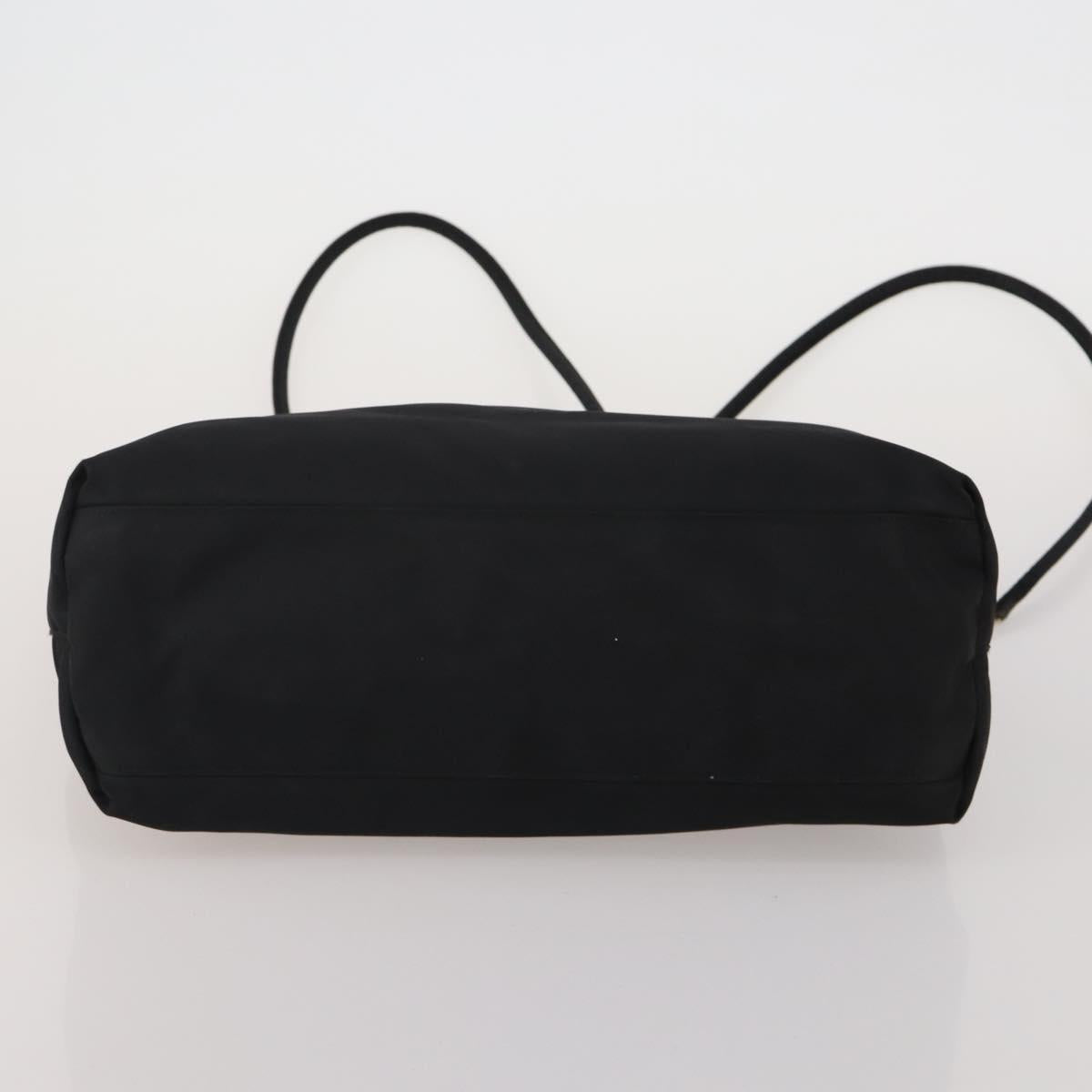 PRADA PRADA Hand Bag Nylon 5 Set Black Orange Auth 188109
