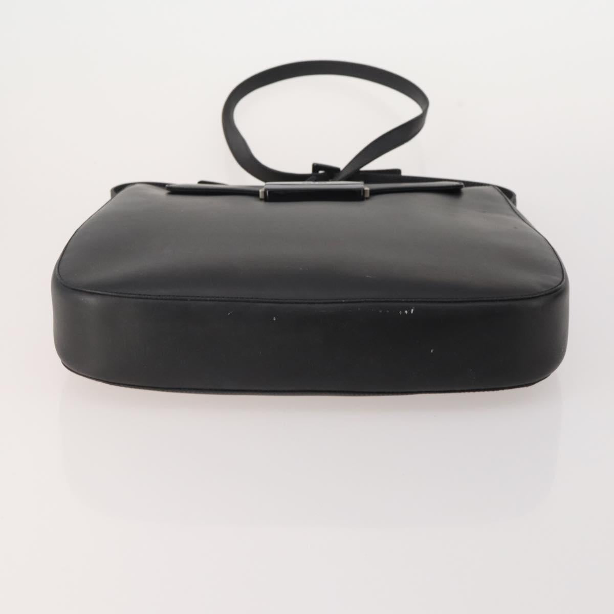 PRADA PRADA Hand Bag Nylon Leather Canvas 5 Set Black Green beige Auth 188110