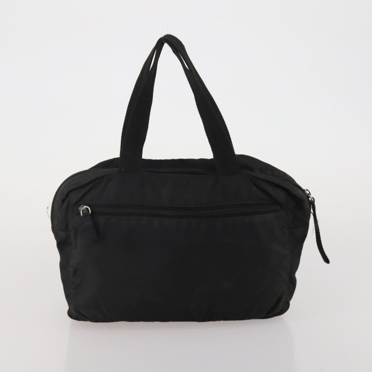 PRADA PRADA Hand Bag Nylon Leather Canvas 5 Set Black Green beige Auth 188110