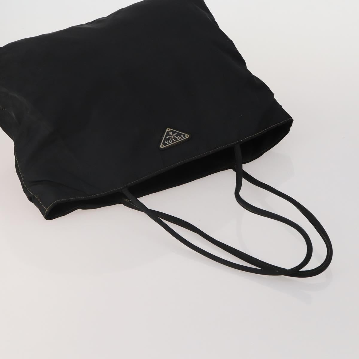 PRADA Shoulder Bag Nylon 5 Set Black Khaki Auth 188113