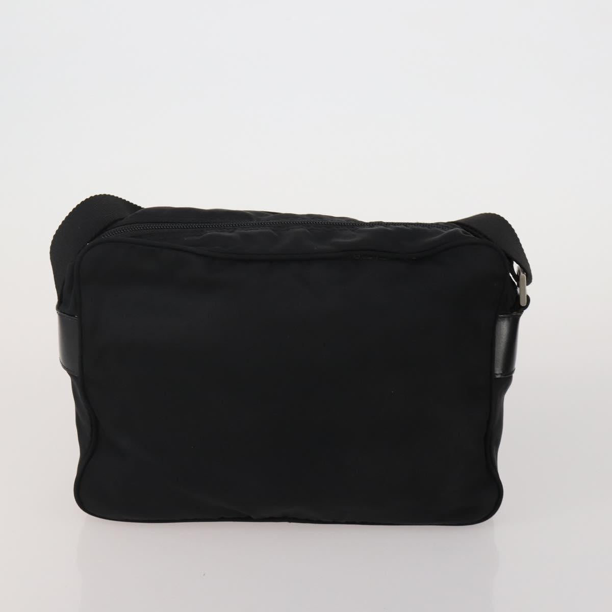PRADA Shoulder Bag Nylon 5 Set Black Khaki Auth 188113