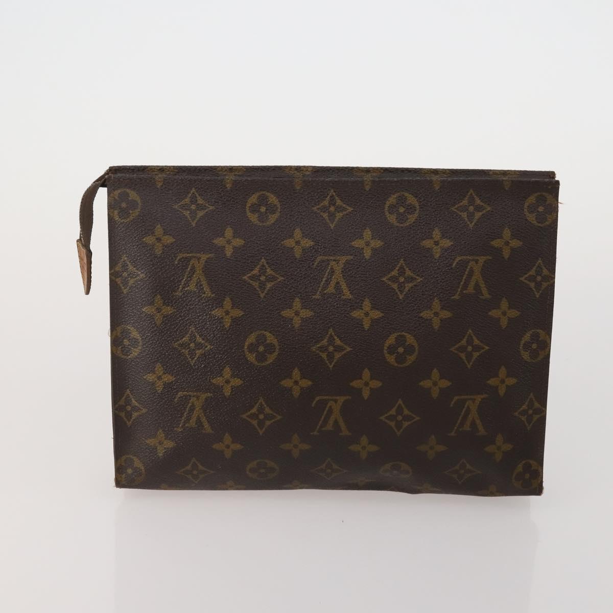 LOUIS VUITTON Monogram Epi Tie Clutch Bag 5 Set Green Black LV Auth 188114