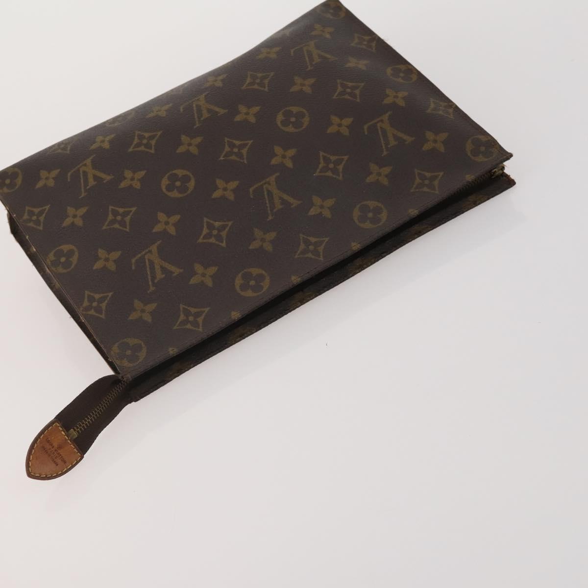 LOUIS VUITTON Monogram Epi Tie Clutch Bag 5 Set Green Black LV Auth 188114