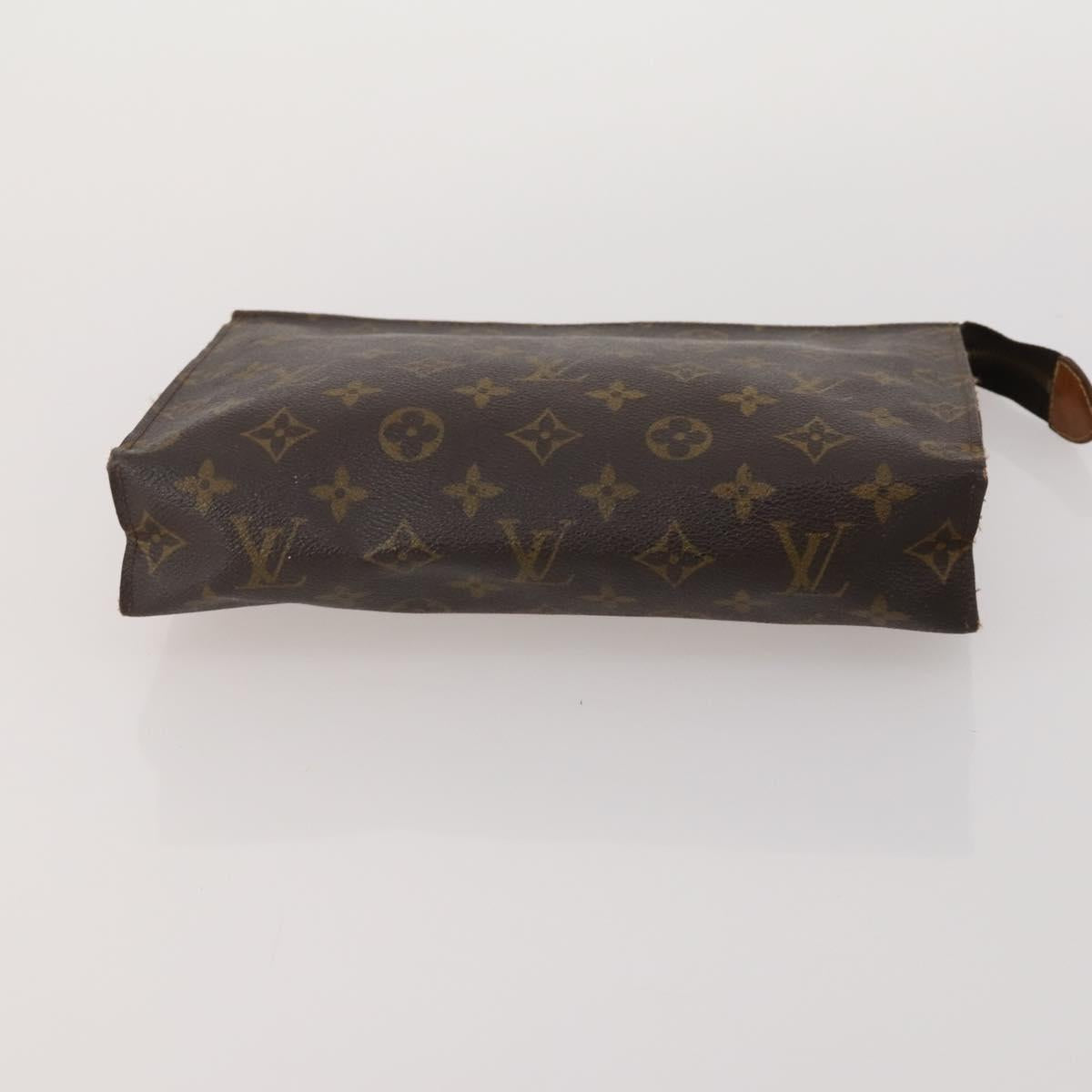 LOUIS VUITTON Monogram Epi Tie Clutch Bag 5 Set Green Black LV Auth 188114
